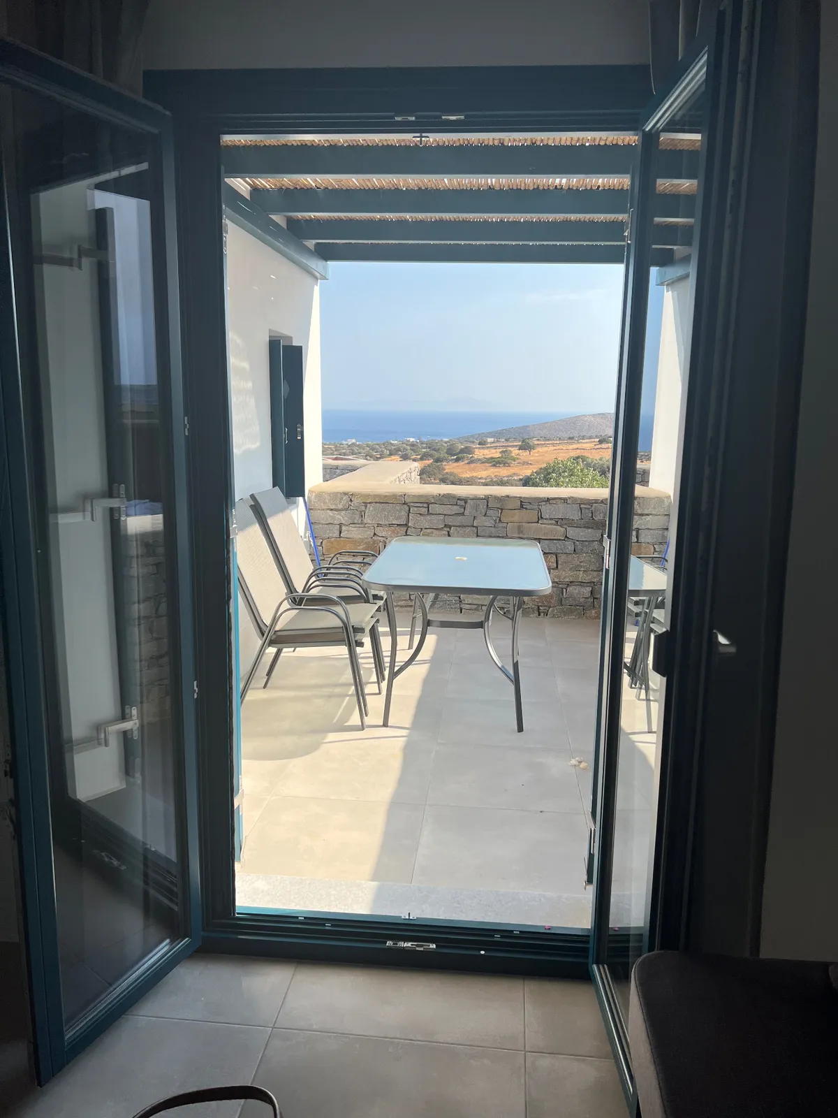 Sky Suite — veranda view capturing the aegean horizon
