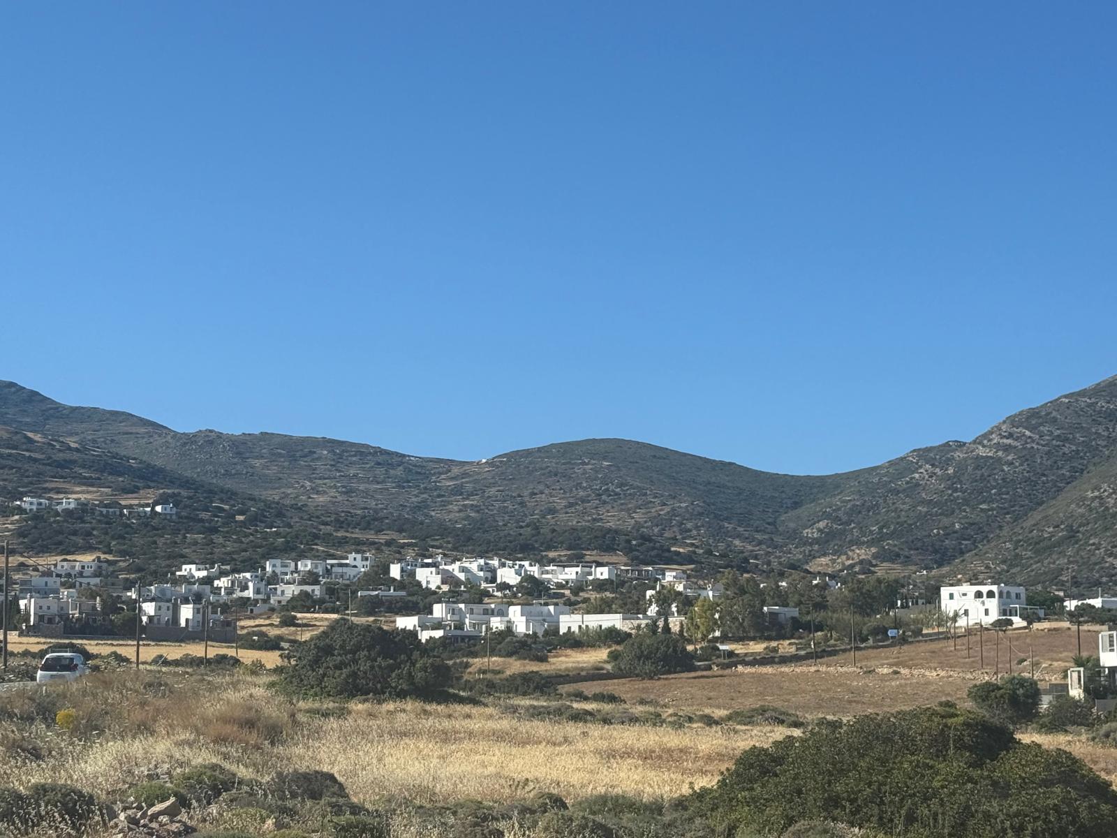 South Paros — aspro chorio village the quiet hillside setting